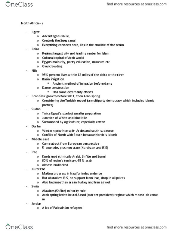 GEOG 213 Lecture 9: North Africa-2 thumbnail