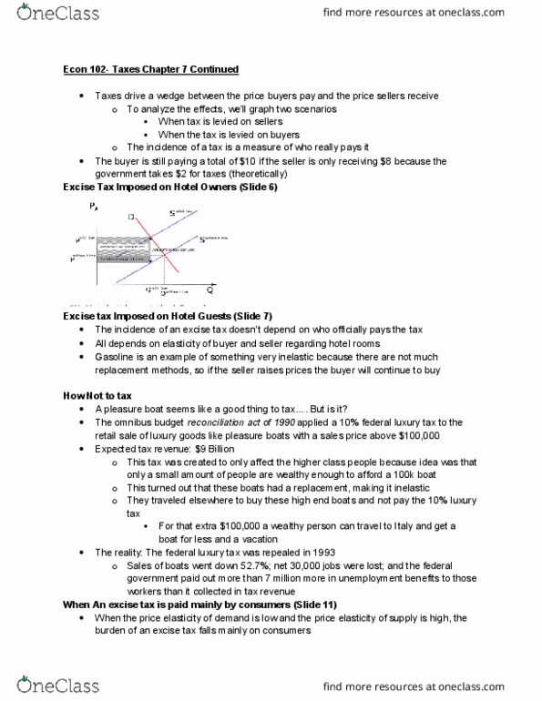 01:220:102 Lecture Notes - Lecture 12: Economic Surplus, Deadweight Loss cover image