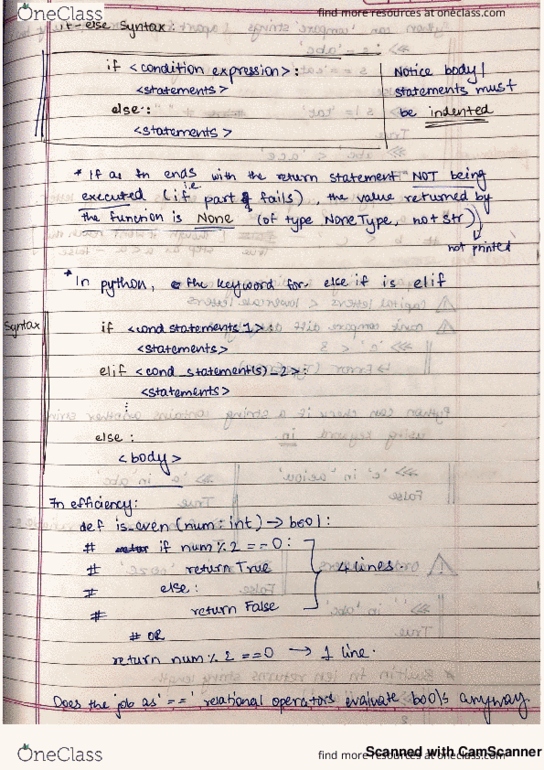 CSC108H1 Lecture 6: If-else statements and some functions for strings cover image