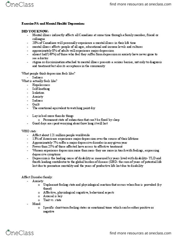 Kinesiology 1070A/B Lecture 7: 7 thumbnail