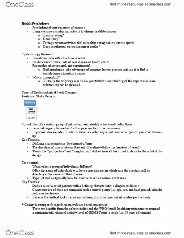 Kinesiology 1070A/B Lecture 6: 6 thumbnail