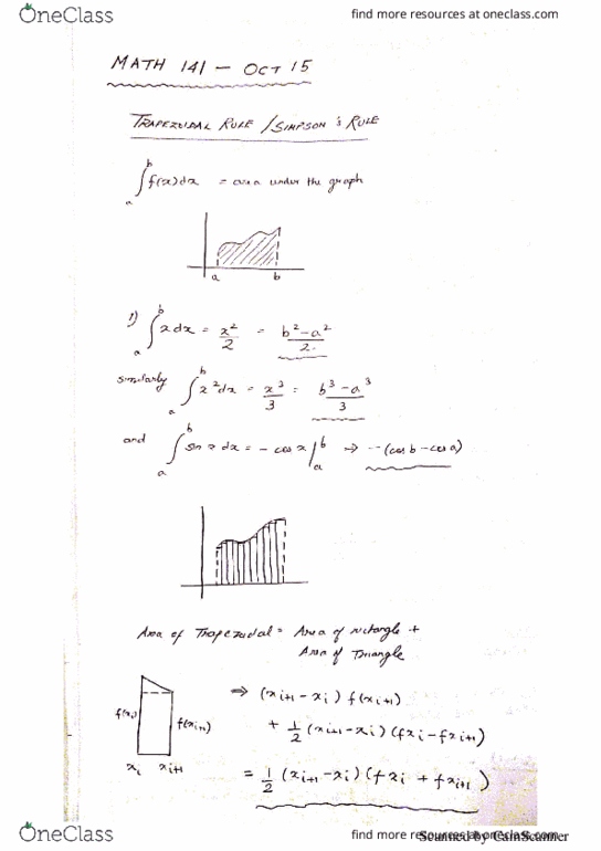 MATH 141 Lecture 22: MATH 141 - Lecture 22 - OCT 15 cover image