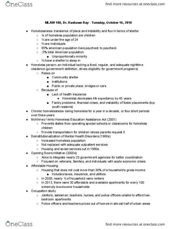 MLAW 100 Lecture 15: Affordable Housing thumbnail