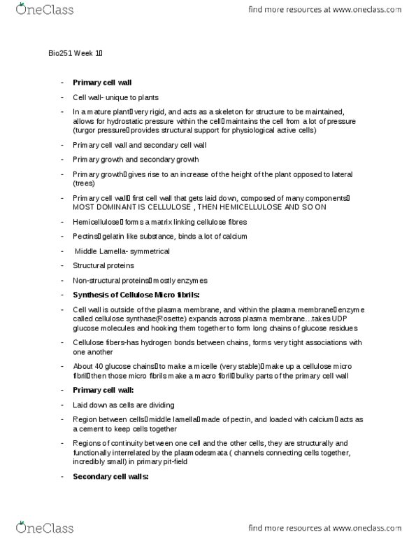 BIO120H1 Chapter Notes -Hemicellulose, Stoma, Germination thumbnail