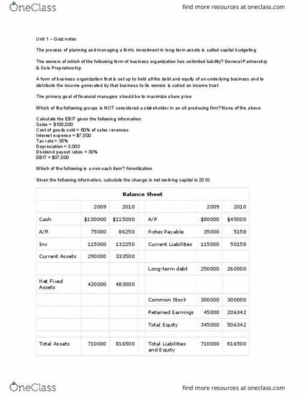 ACCT 250 Lecture Notes - Lecture 1: Sole Proprietorship, Limited Liability, Dividend Tax thumbnail