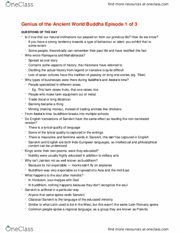 SAST 203 Lecture Notes - Lecture 11: Foodborne Illness, 6 Years, Bimbisara thumbnail