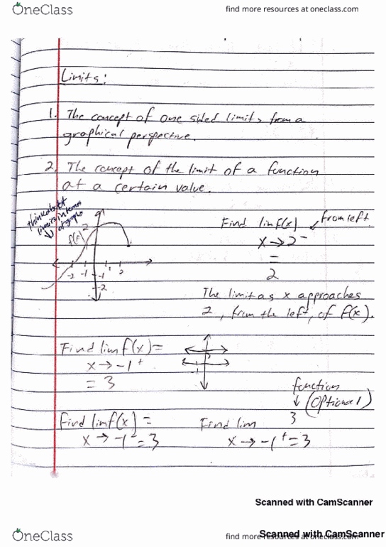 MAC 2233 Lecture 1: MAC 2233 Limits thumbnail