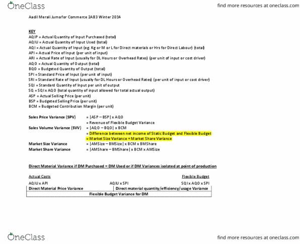 COMMERCE 2AB3 Lecture Notes - Lecture 10: Cost Driver thumbnail