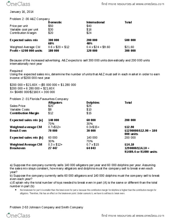 BU247 Lecture Notes - Contribution Margin, Capacitor, At4 thumbnail