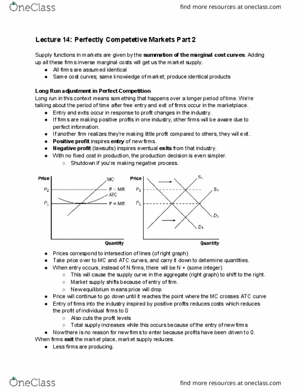 ECON 1011 Lecture Notes - Lecture 16: Marginal Cost, Fixed Cost thumbnail