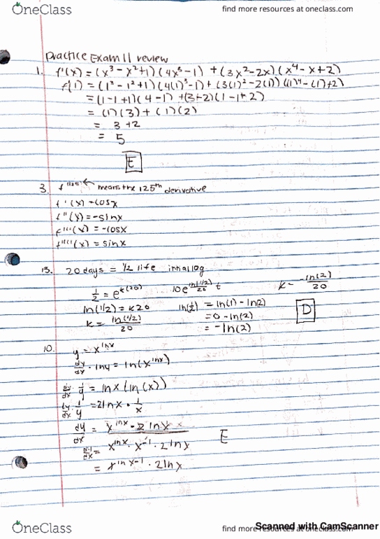 MATH 1131Q Lecture 23: Exam II review day 2 cover image