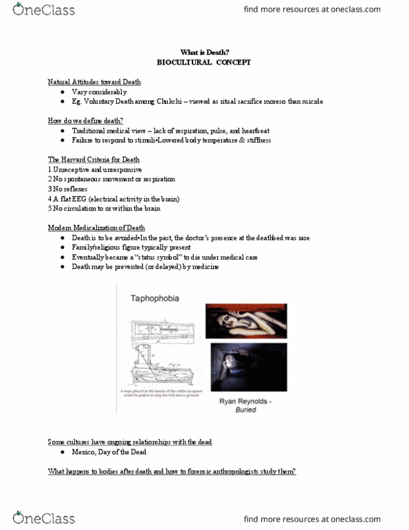 ANTHROP 1AA3 Lecture Notes - Lecture 1: Medicalization, Homicide, Biological Anthropology thumbnail