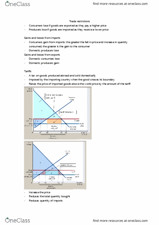 Economics 1022A/B Lecture Notes - Lecture 31: Opportunity Cost, World Trade Organization, Export Subsidy thumbnail