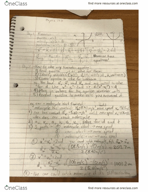 Physics 197 Lecture 18: Day 1-18 Physics 197 Notes - All Information Up to and Including First Midterm cover image