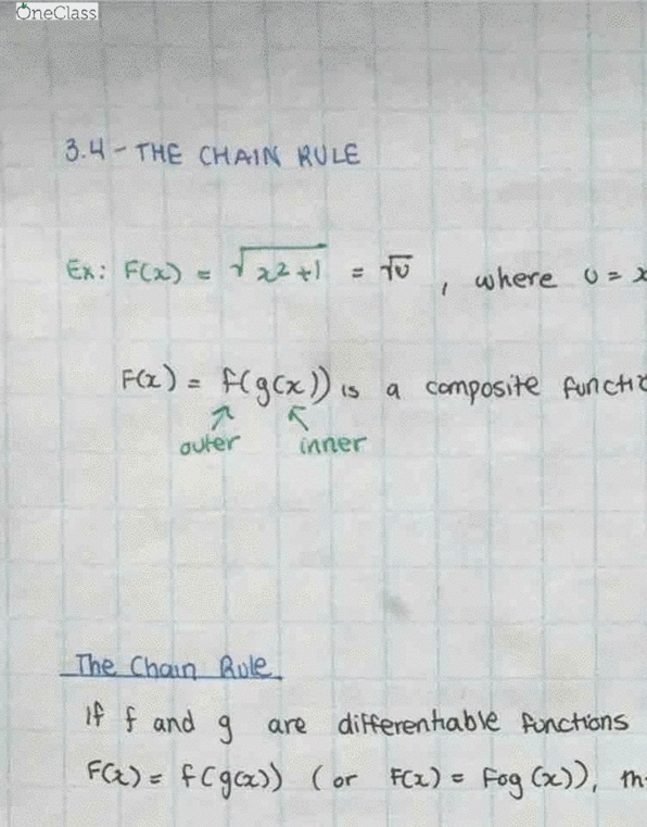 Calculus 1000A/B Lecture 25: Calculus 1000A Section 3.4 Chain Rule (Continuation) cover image