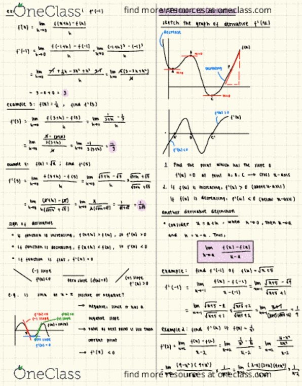MATH 100 Lecture Notes - Lecture 12: Ath cover image