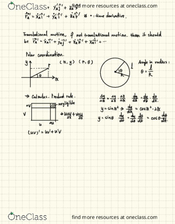 PHYS 20 Lecture Notes - Lecture 5: Product Rule cover image