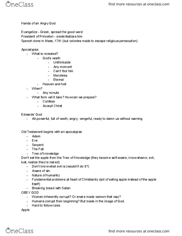 01:358:205 Lecture Notes - Lecture 2: Unthinkable, Man Man thumbnail