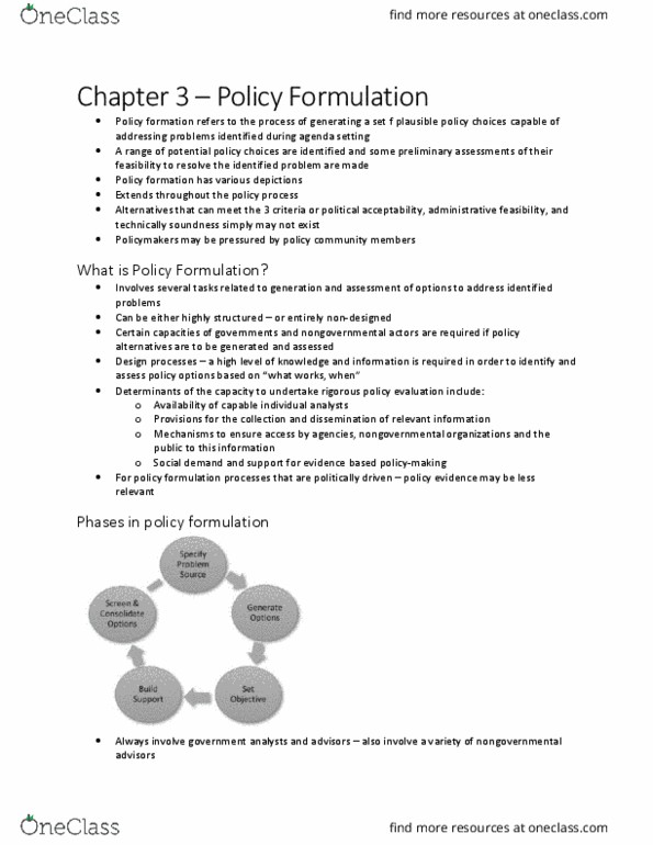 PLG 400 Chapter 3: Chapter 3 – Policy Formulation thumbnail