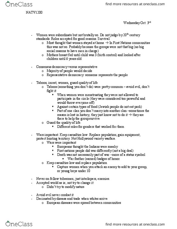 NATV 1200 Lecture Notes - Lecture 8: Consensus Democracy, Representative Democracy, Bsc Young Boys thumbnail