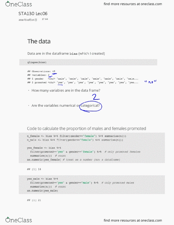 STA130H1 Lecture 6: sta 130 lec06 An introduction to statistical reasoning and data science cover image