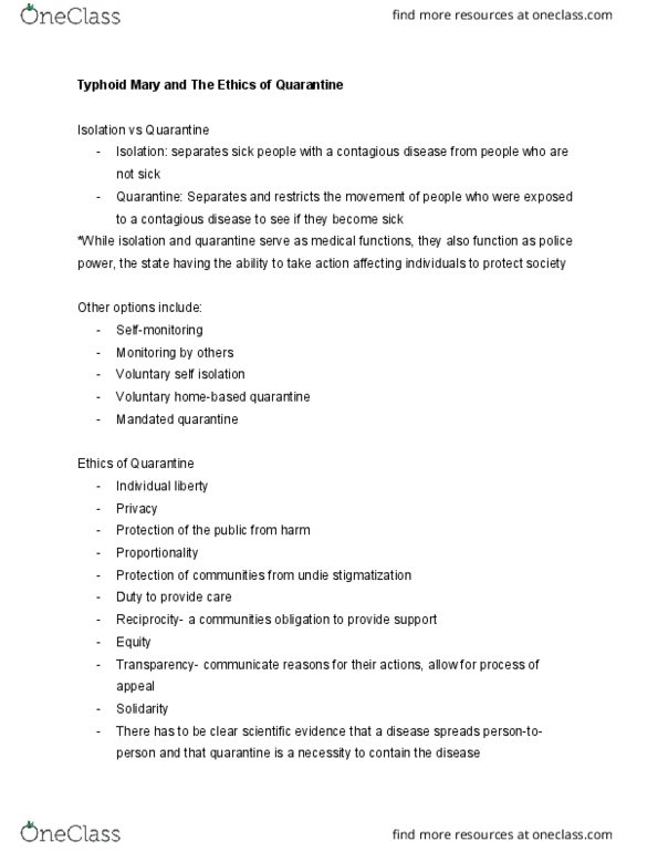 SC214 Lecture Notes - Lecture 7: Epicenter, Viral Hemorrhagic Fever thumbnail