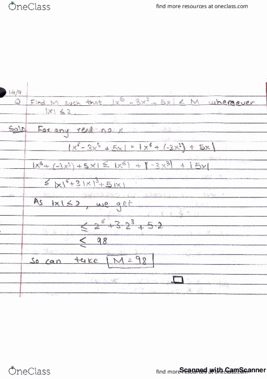 MAT102H5 Lecture 5: MAT102Y5 Lecture 5 - Triangle inequalities cover image