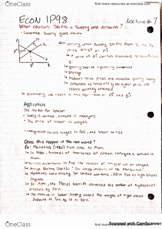 ECON 1P91 Lecture 7: ECON 1P91 LECURE 7 cover image