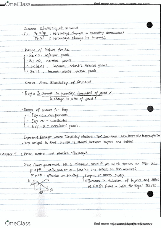 ECON 111 Lecture 4: ECON 111 lecture 4 notes thumbnail