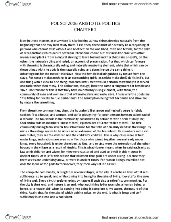 POLSCI 2O06 Chapter Notes - Chapter 2: Epimenides, Backgammon, Herd thumbnail