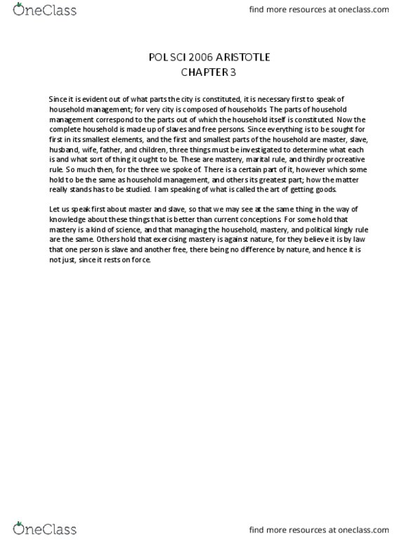 POLSCI 2O06 Chapter 3: Chapter 3 (Politics) thumbnail