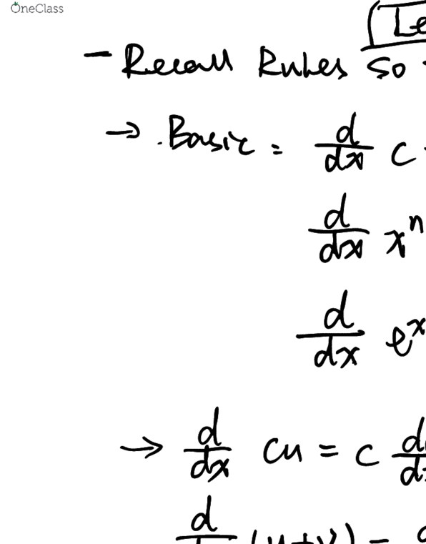 MAT 21A Lecture 11: rules and application of derivatives cover image