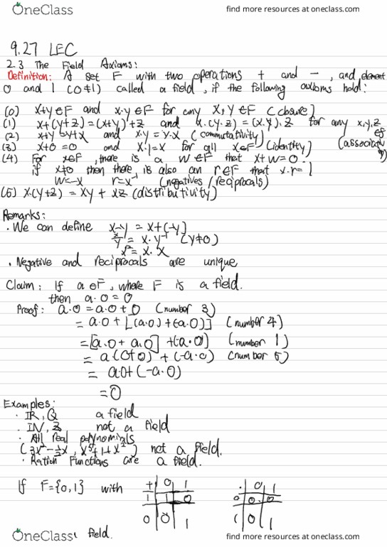 MAT102H5 Lecture Notes - Lecture 10: Thx, Distributive Property cover image