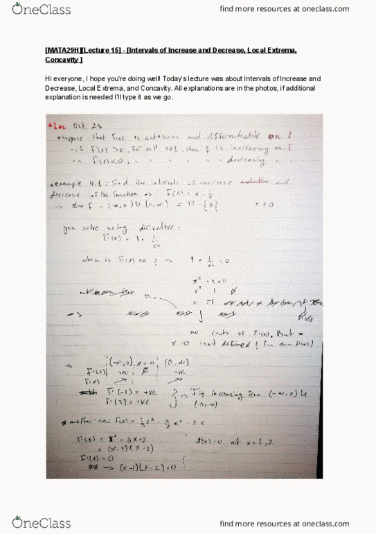 MATA29H3 Lecture Notes - Lecture 15: Vise thumbnail