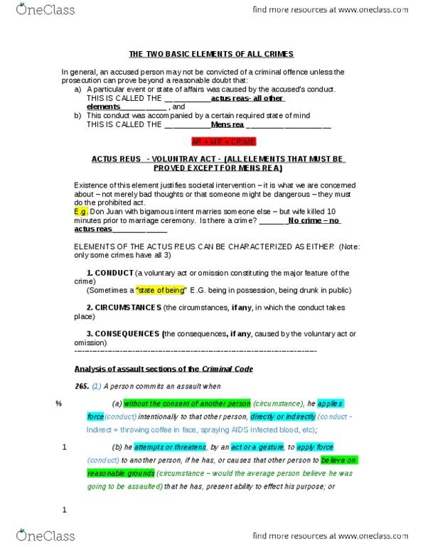 SOCI 306 Lecture Notes - Somniloquy, Hypnosis, Criminal Negligence thumbnail