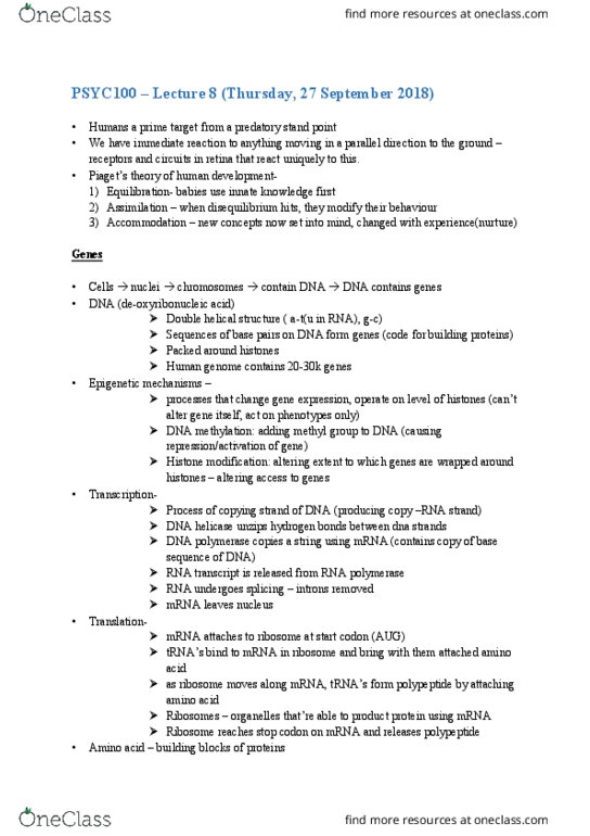 PSYC 100 Lecture 8: PSYC100 – Lecture 8 cover image