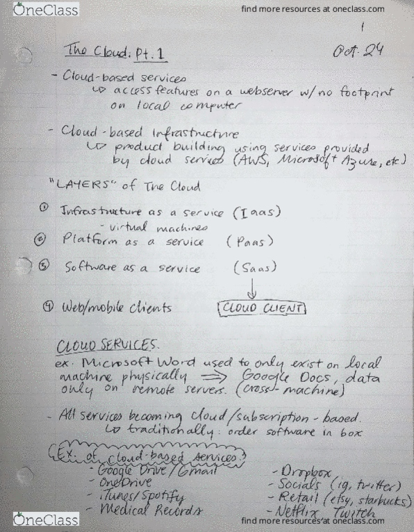 COSC 101 Lecture 15: COSC 101 - The Cloud (Part 1) cover image