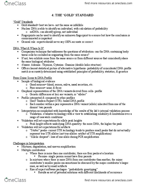 FSC360H5 Lecture Notes - Lecture 4: Microsatellite, Activision, Nuclear Dna thumbnail