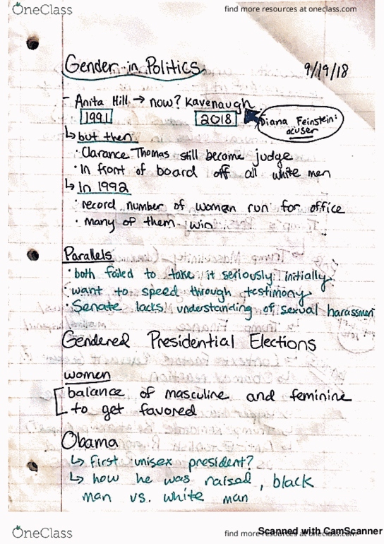 WGST 3311 Lecture 6: Gender in US Politics 6 thumbnail