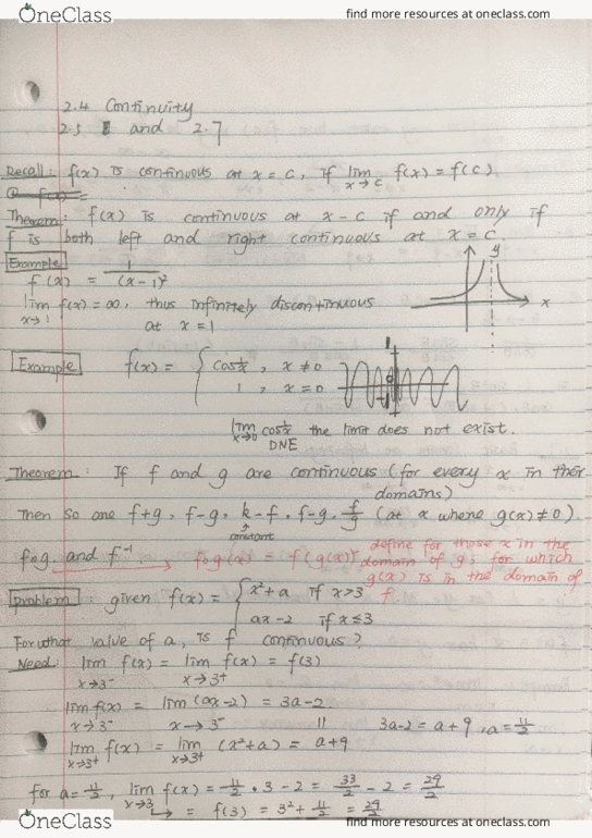 MATH 20A Lecture 4: 2.4 continuity 2.5 and 2.7 cover image