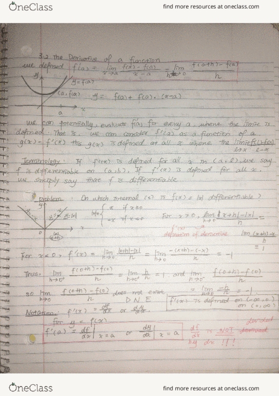 Class Notes for Mathematics at University of California - San Diego