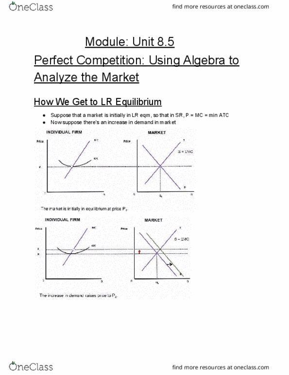 ECON 1B03 Lecture Notes - Lecture 28: Perfect Competition thumbnail