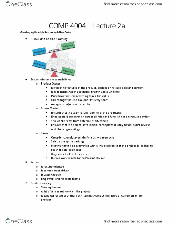 COMP 4004 Lecture Notes - Lecture 1: Scalability, Usability Testing, Iceberg thumbnail