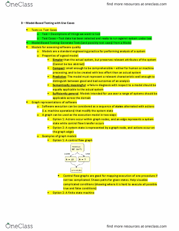 COMP 4004 Lecture Notes - Lecture 4: Control Flow Graph, Execution Model, Control Flow thumbnail