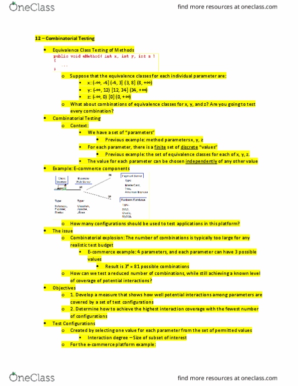 COMP 4004 Lecture Notes - Lecture 4: Combinatorial Explosion, Genetic Algorithm, Data-Flow Analysis thumbnail