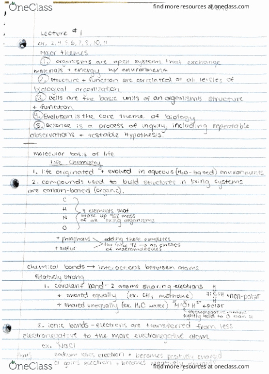 BIOLOGY 151 Lecture Notes - Lecture 1: Jeep Cj thumbnail