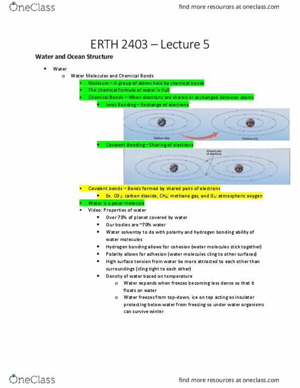 ERTH 2403 Lecture 5: Water and Ocean Structure thumbnail