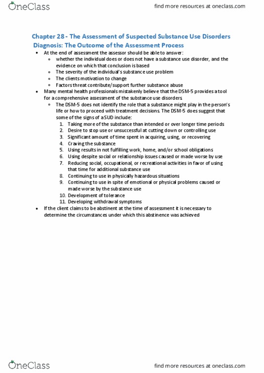 PSY3190 Chapter Notes - Chapter 28: Dsm-5, Work Group thumbnail