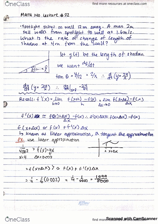 MATH 140 Lecture 22: Hyperbolic Trigonometric Functions cover image