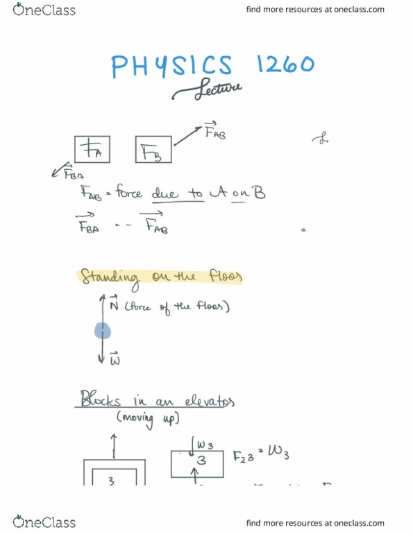 PHYSICS 1260 Lecture Notes - Lecture 8: Fiz Brown thumbnail